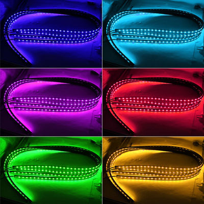 4 قطعة أضواء LED Underbody للسيارات