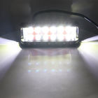 2 صفوف 30V 330W متعدد الألوان LED ضوء بار العنبر ثلاثة جوانب