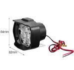 9Bead Sharp Eye Motorcycle Auxiliary Lights ، 3030 LED Motorcycle Driving Lights