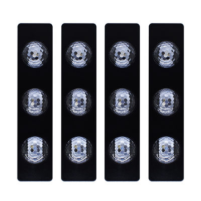 4In RGB LED أضواء جو مع جهاز تحكم عن بعد للسيارة