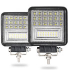 أضواء عمل LED مربعة مقاومة للماء منتشرة ، أضواء عمل للشاحنة LED 126w