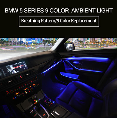 9 ألوان BMW 12v 5Series 440 قطعة أضواء داخلية محيطة