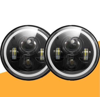 12V DRL Jeep Wrangler Offroad 80W Halo Fog Lights