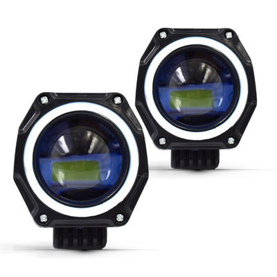 خارجي أحمر 6000lm U11 15W دراجة نارية LED أضواء الضباب