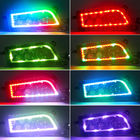 30W متعدد الألوان Polaris المصابيح الأمامية LED العامة ， RGB Drl هالو المصابيح الأمامية