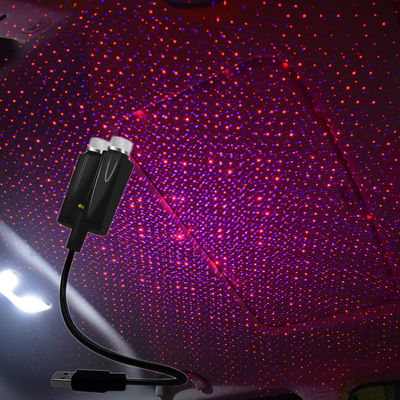 مصباح إضاءة محيط للسيارة بلونين USB مصباح جو للسقف الليلي في السماء